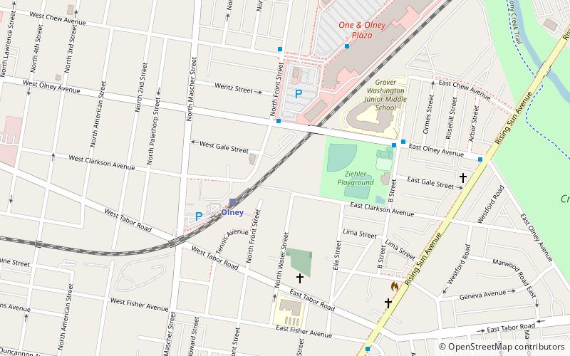 Philadelphia Koreatown location map