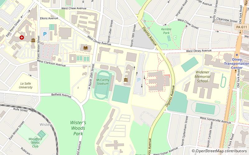 La Salle University Art Museum location map