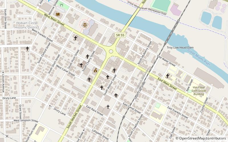 First Presbyterian Church location map