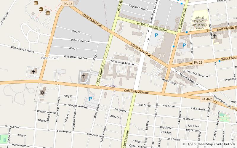 Hamilton Watch Complex location map