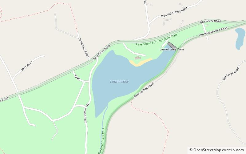 Laurel Lake location map