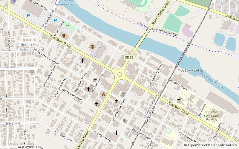 Troy Public Square location map