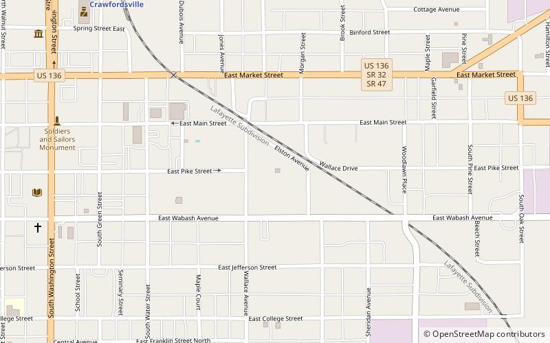 Col. Isaac C. Elston House location map