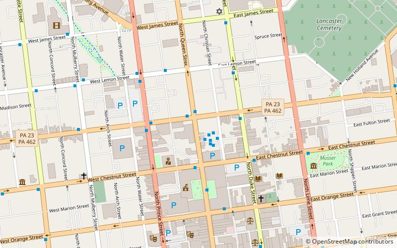Hamilton Apartments location map