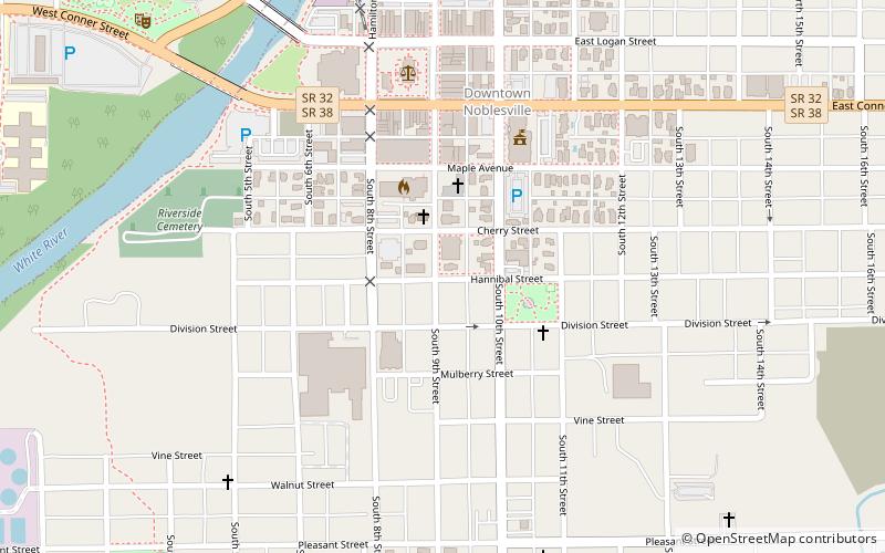 South 9th Street Historic District location map