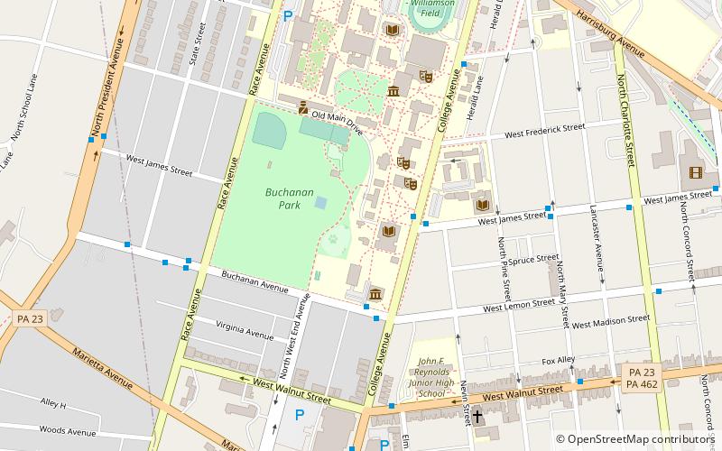 Beau's Dream Dog Park at Buchanan Park location map