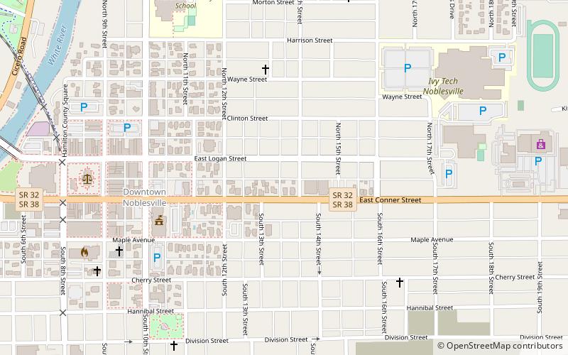 Conner Street Historic District location map
