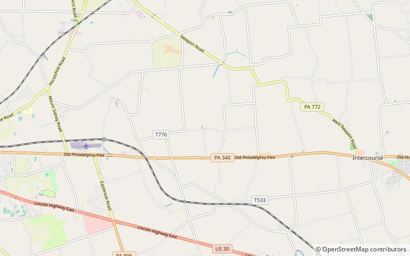 Weavertown Amish Mennonite Church location map