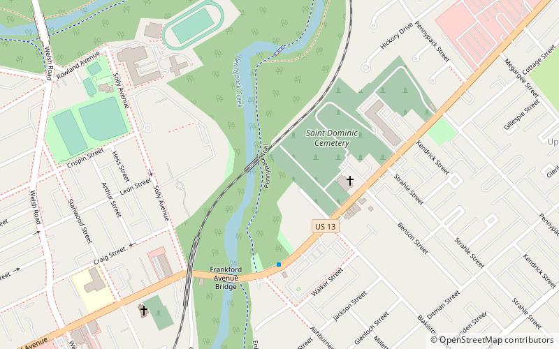 winchester park filadelfia location map