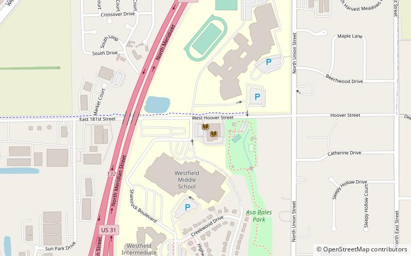 Westfield Washington Public Library location map