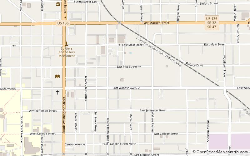 Lane Place location map