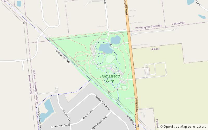 Homestead Metro Park location map
