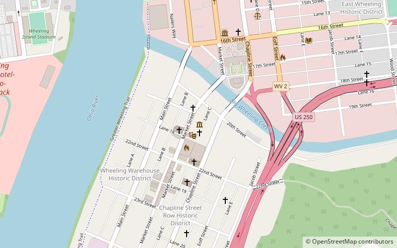 bennett memorial museum wheeling location map