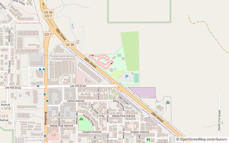 Gateway Park Fun Center location map
