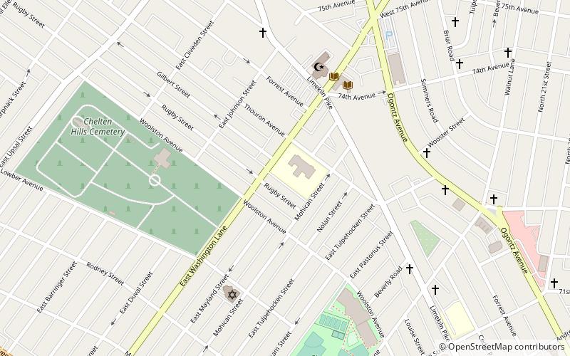 Samuel W. Pennypacker School location map