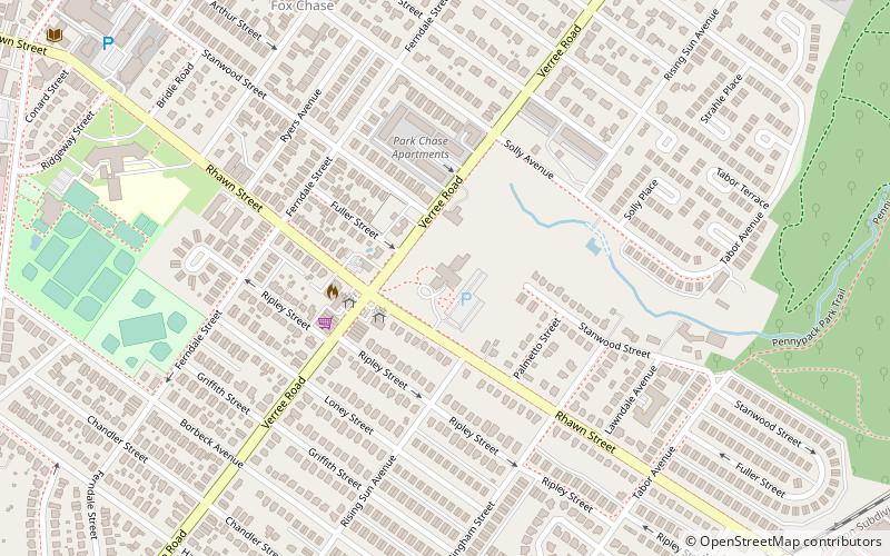 Knowlton Mansion location map