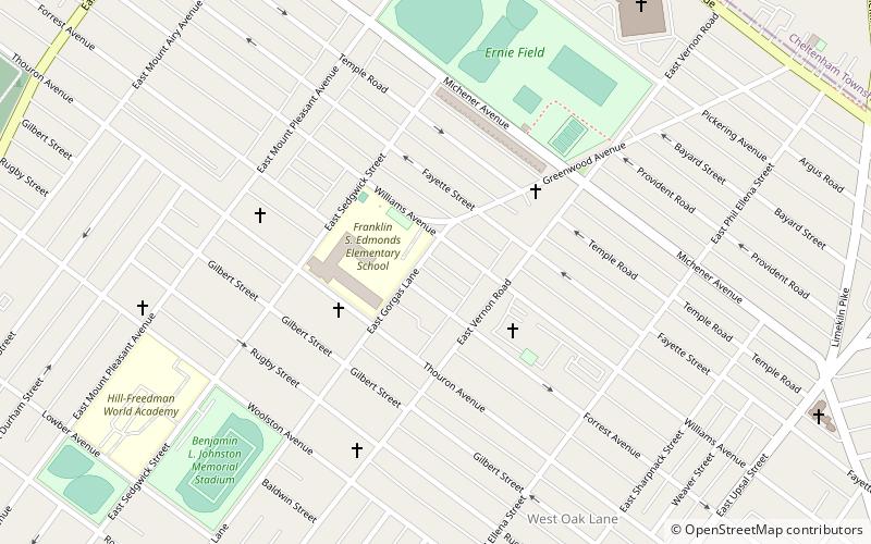cedarbrook philadelphie location map