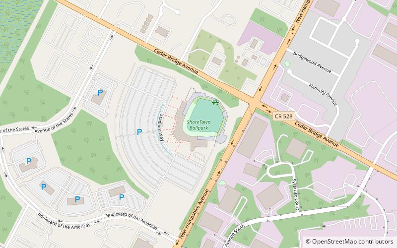 FirstEnergy Park location map