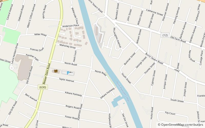 point pleasant canal location map