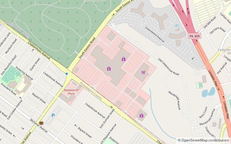 Cedarbrook Plaza location map