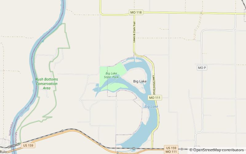 Park Stanowy Big Lake location map