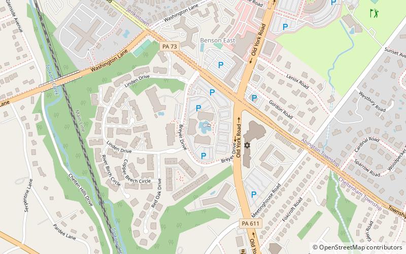Salus University location map