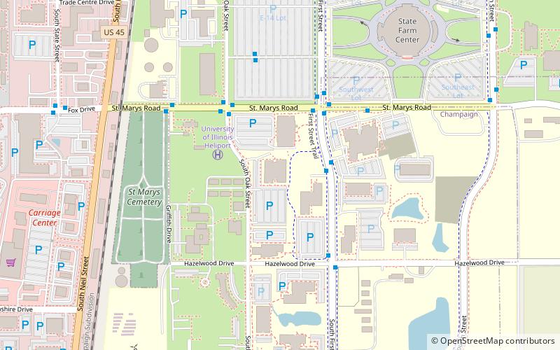 illinois natural history survey champaign location map