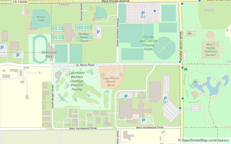University of Illinois Experimental Dairy Farm Historic District location map