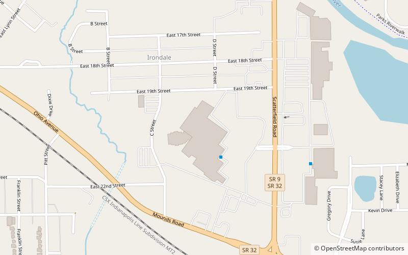 Mounds Mall location map