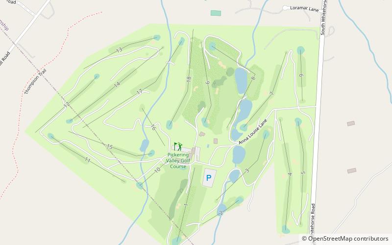 Pickering Valley Golf Course location map