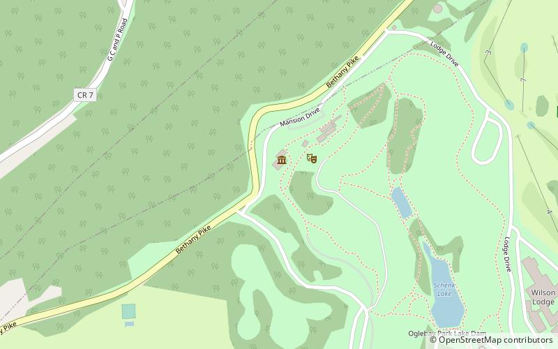 Oglebay Park location map