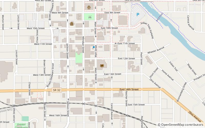 Anderson Public Library location map