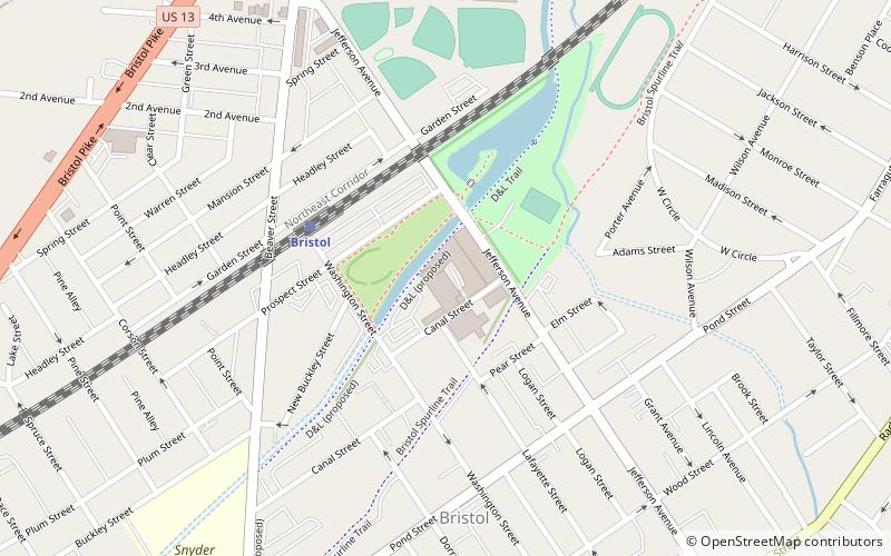 Grundy Mill Complex location map