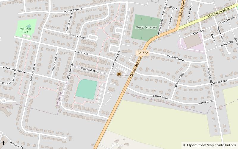 Milanof-Schock Public Library location map