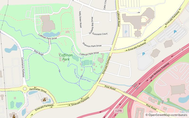 coffman park dublin location map