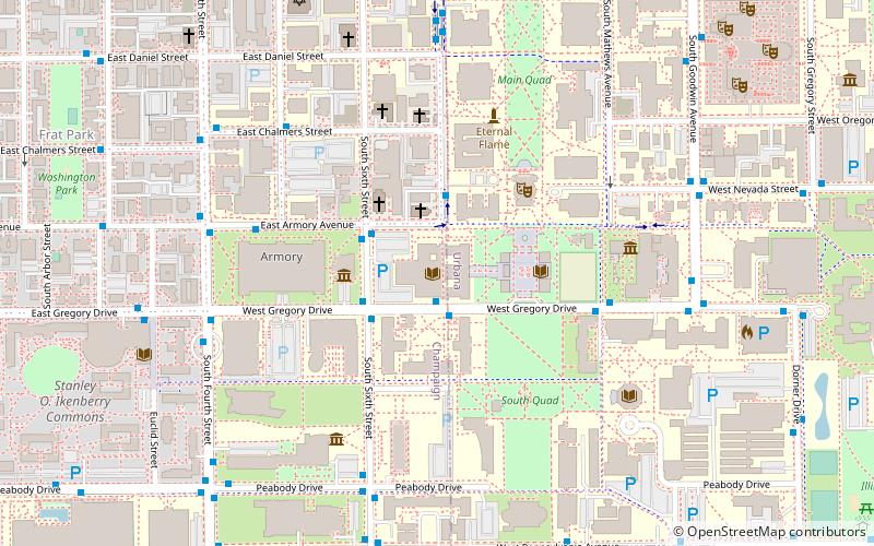 Main Library location map