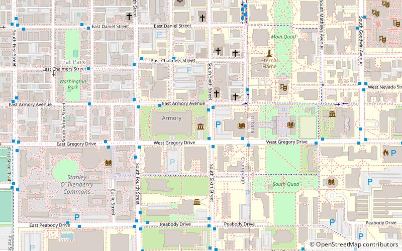 sousa archives and center for american music champaign location map