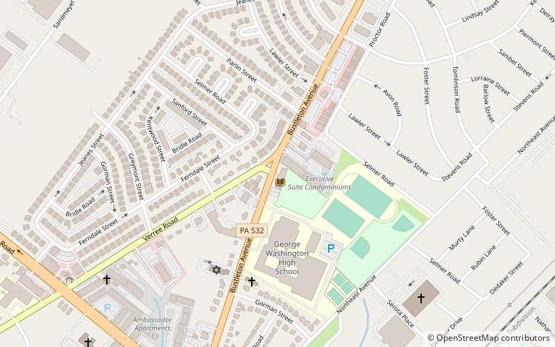 Bustleton Branch-Free Library of Philadelphia location map