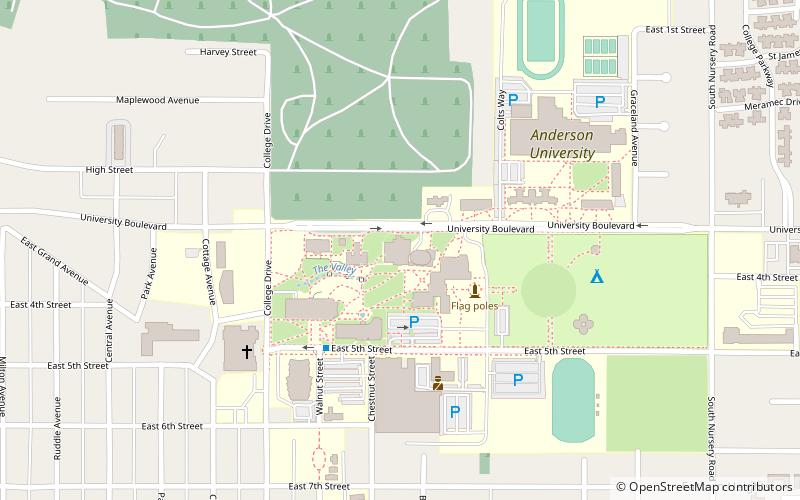 anderson school of theology location map
