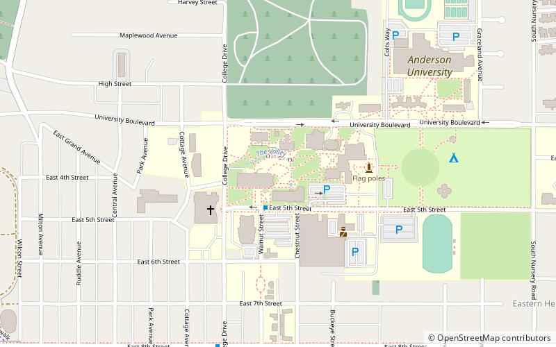 Anderson University location map