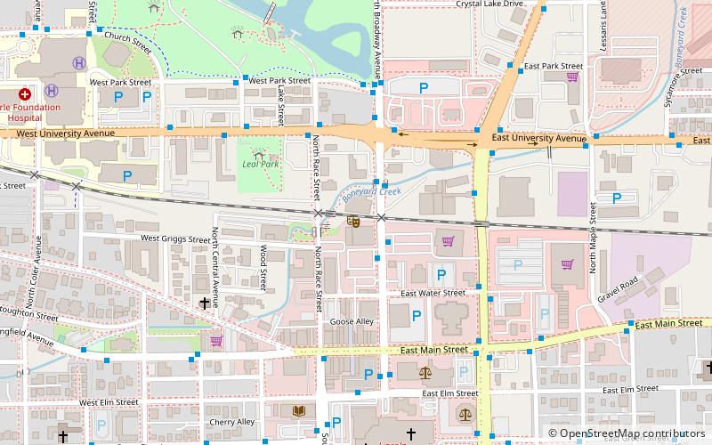 station theatre urbana location map