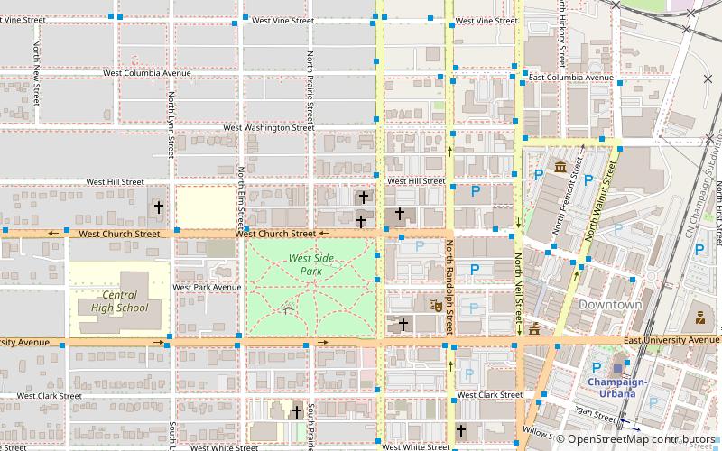 First Presbyterian Church location map