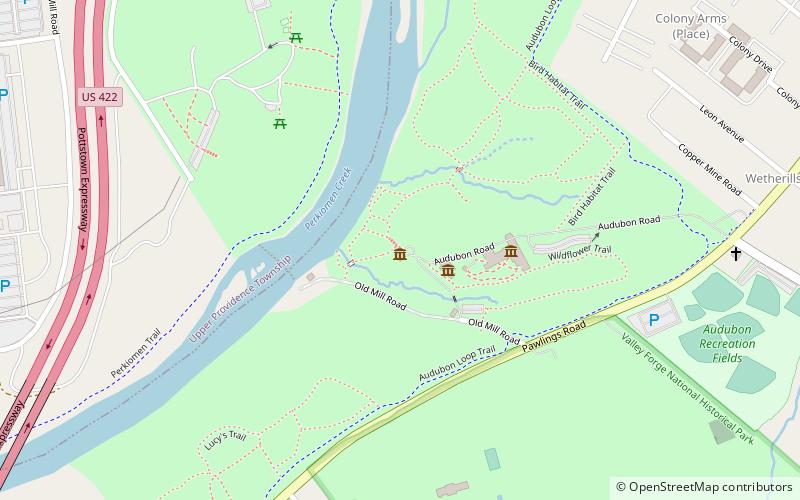 Mill Grove location map