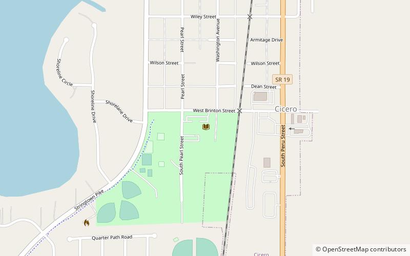 Hamilton North Public Library location map