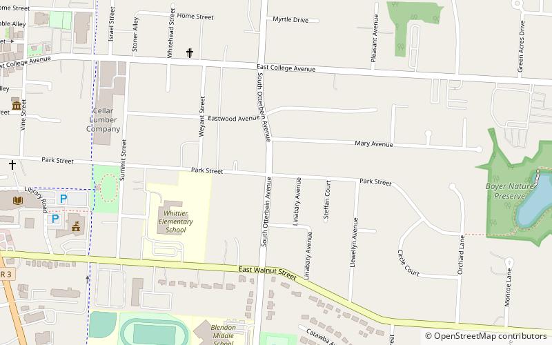 Westerville location map