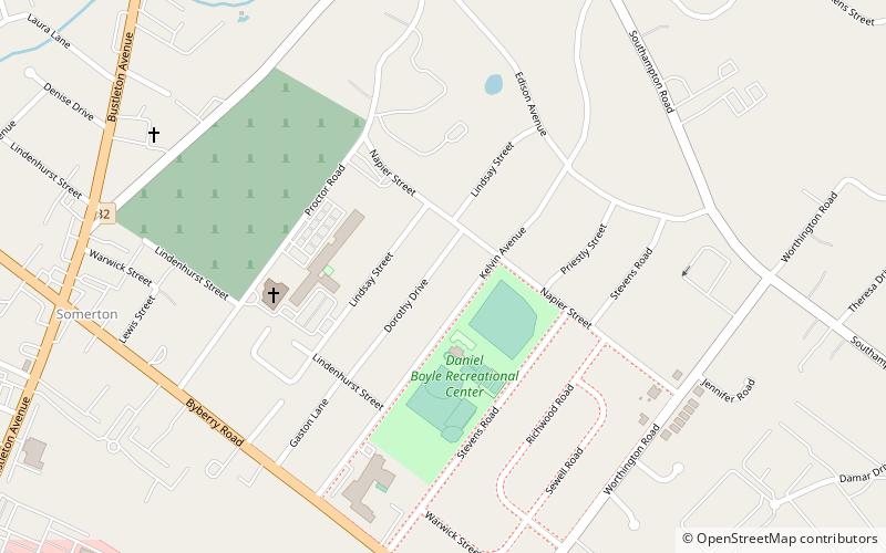 Somerton location map