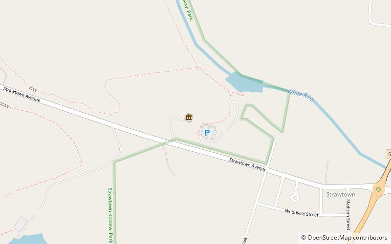 Strawtown Koteewi Park location map