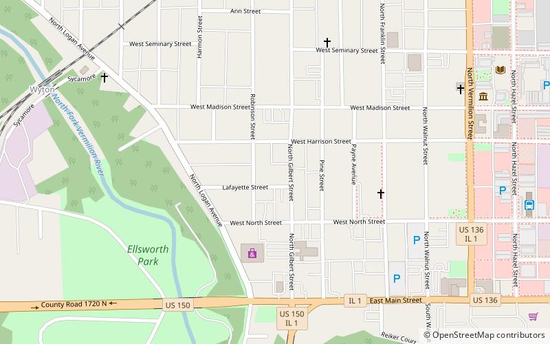 Fithian House location map