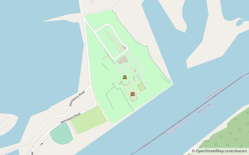 Pennsbury Manor location map