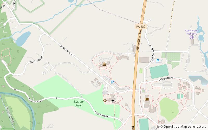 Glencairn Museum location map